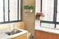 बाथरूम के लिए सजावटी रसोई की दीवार को कवर डब्ल्यूपीसी दीवार क्लैडिंग एसजीएस प्रमाणन