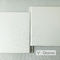 आंतरिक डब्ल्यूपीसी दीवार पैनल सफेद टुकड़े टुकड़े रंग 600 मिमी चौड़ाई एक्स 9 मिमी मोटाई: