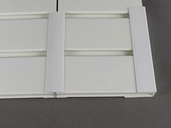 शोरूम के लिए हुआक्सियाजी सस्ती कीमत का अल्ट्रालाइट लचीला पोर्टेबल ग्रे स्लैटवॉल