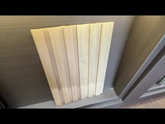 वेदरप्रूफ कम्पोजिट डब्ल्यूपीसी वॉल पैनल स्थापित करने में आसान और साफ 200 वर्गमीटर MOQ