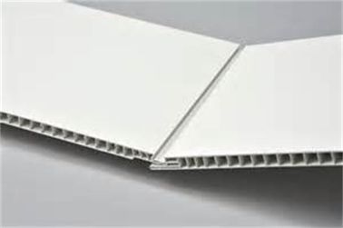सफेद सरल पीवीसी छत पैनलों शीट / वर्ग UPVC दीवार पैनलों