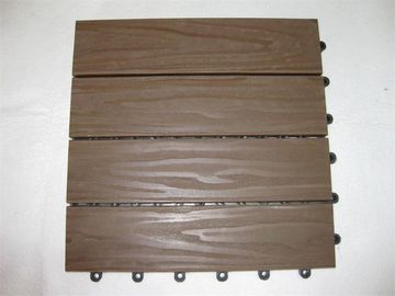 अच्छा दाम 30 मिमी x 30 मिमी DIY डब्ल्यूपीसी अलंकार तल, इंटरियल लकड़ी और प्लास्टिक समग्र अलंकार ऑनलाइन