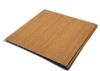 अच्छा दाम 5 मिमी कार्यालय छिद्रित पीवीसी दीवार पैनलों / लकड़ी रंग पनरोक दीवार पैनलों ऑनलाइन