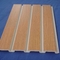 धातु के हुक के साथ प्राकृतिक लकड़ी अनाज सजावटी स्लेटवॉल पैनल पीवीसी