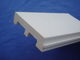 सजावटी सफेद प्लास्टिक झालर बोर्ड, मॉथप्रूफ पीवीसी बेसबोर्ड 126 मिमी * 32 मिमी