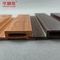 लकड़ी के रंगों/संगमरमर के रंगों में लकड़ी प्लास्टिक मिश्रित मौसम प्रतिरोधी दीवार पैनल