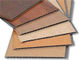 हीटप्रूफ आंतरिक सजावट पीवीसी प्लास्टिक छत पैनलों लकड़ी के रंग