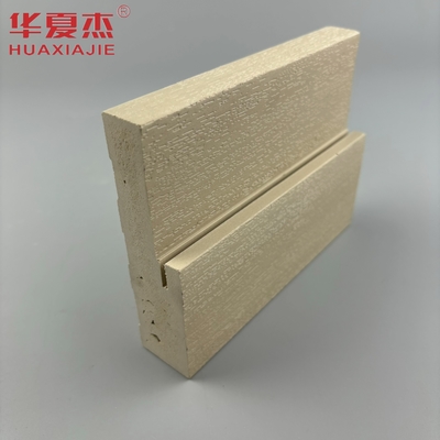 थोक wpc 4-9/16' दरवाजे का चौड़ाई wpc दरवाजे का फ्रेम woodgrain pattern wpc molding for building decoration