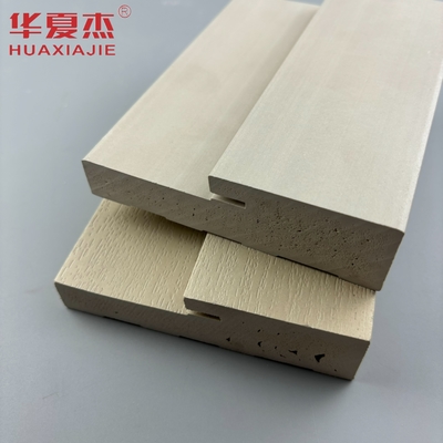 थोक wpc 4-9/16' दरवाजे का चौड़ाई wpc दरवाजे का फ्रेम woodgrain pattern wpc molding for building decoration