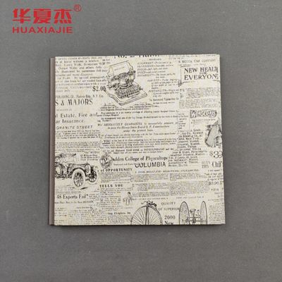 अद्वितीय सतह उपचार के साथ जल प्रतिरोधी / ध्वनि प्रतिरोधी पीवीसी दीवार पैनल