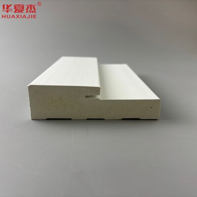 अच्छा दाम थोक 115 मिमी चौड़ाई वाला पीवीसी डोर जैम, सफेद सतह और वाटरप्रूफ डब्ल्यूपीसी डोर फ्रेम के साथ ऑनलाइन